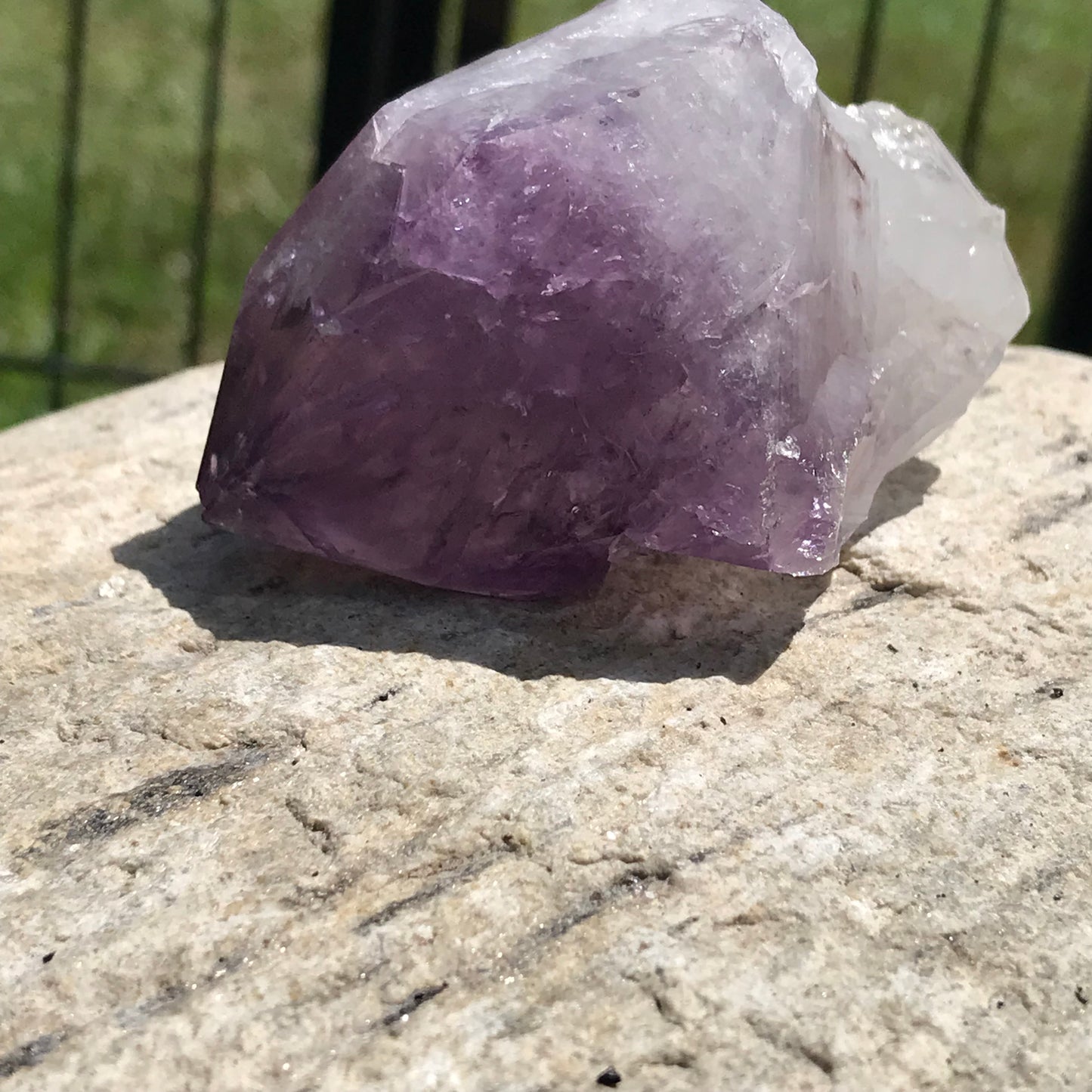 Large Rough Amethyst point