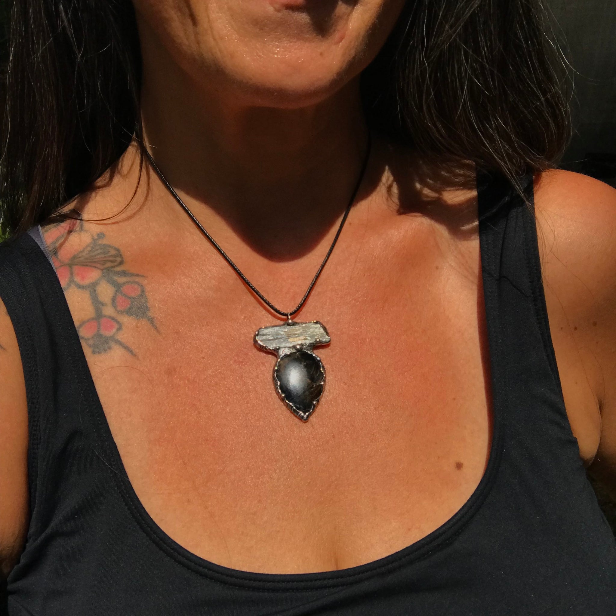Pietersite and blue Kyanite magic