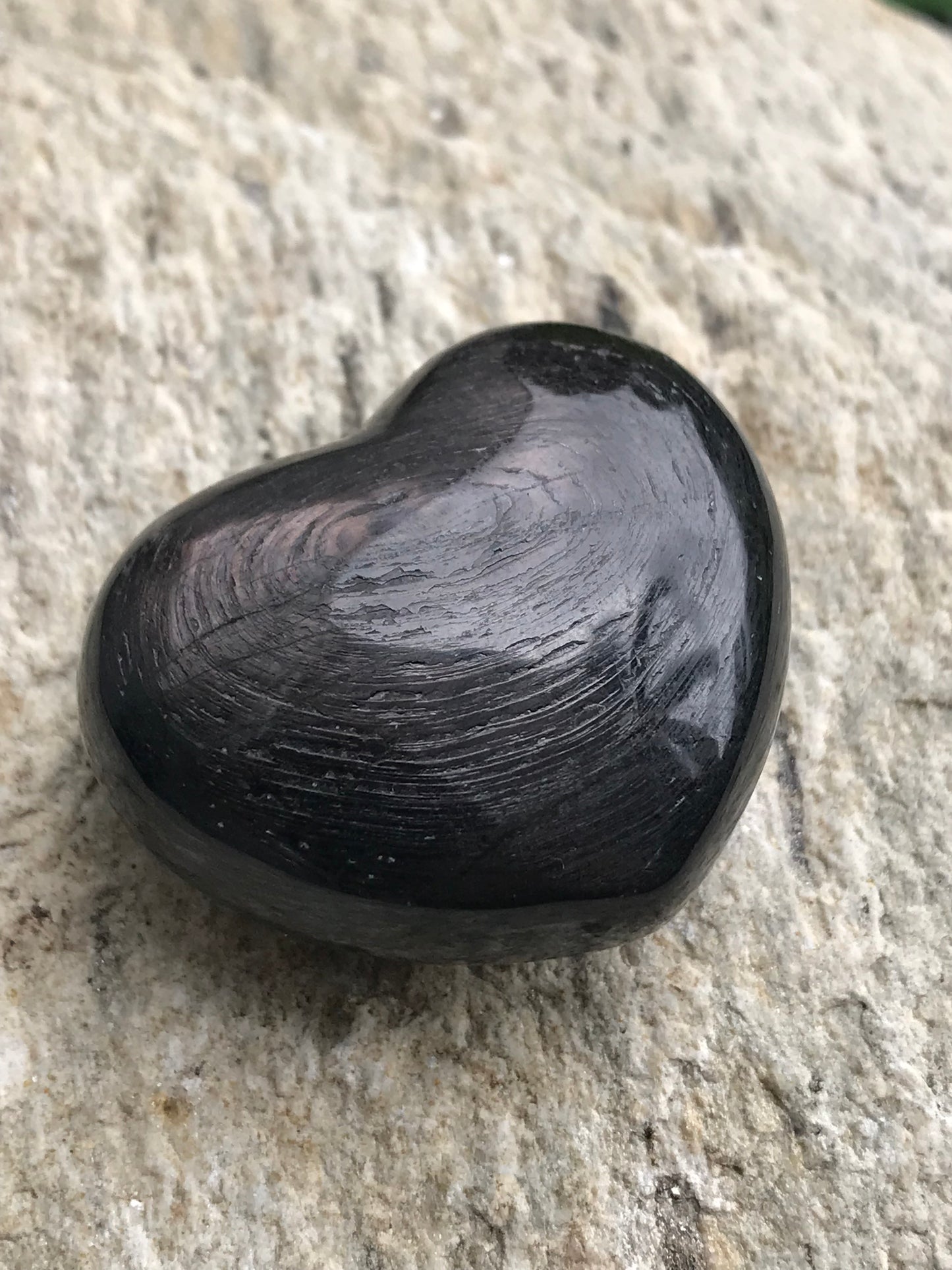 Hypersthene Crystal Heart