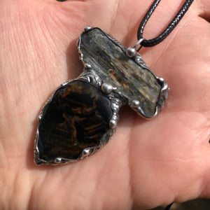 Pietersite and blue Kyanite magic