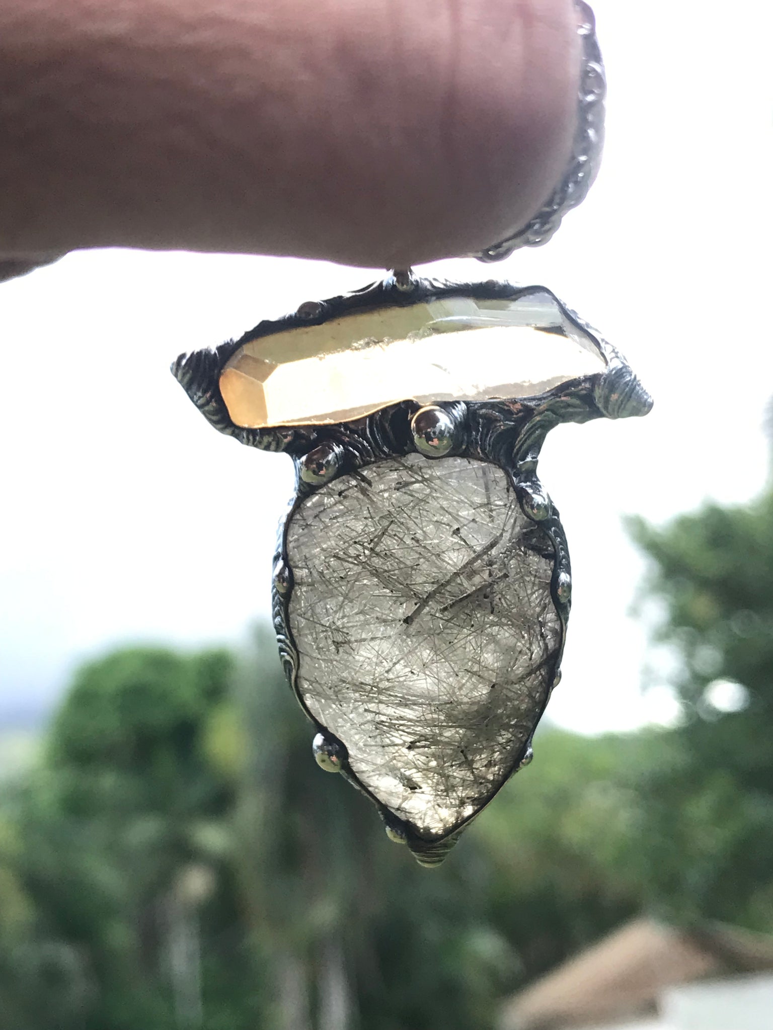 Tourmalinated Quartz and Tangerine Quartz✨