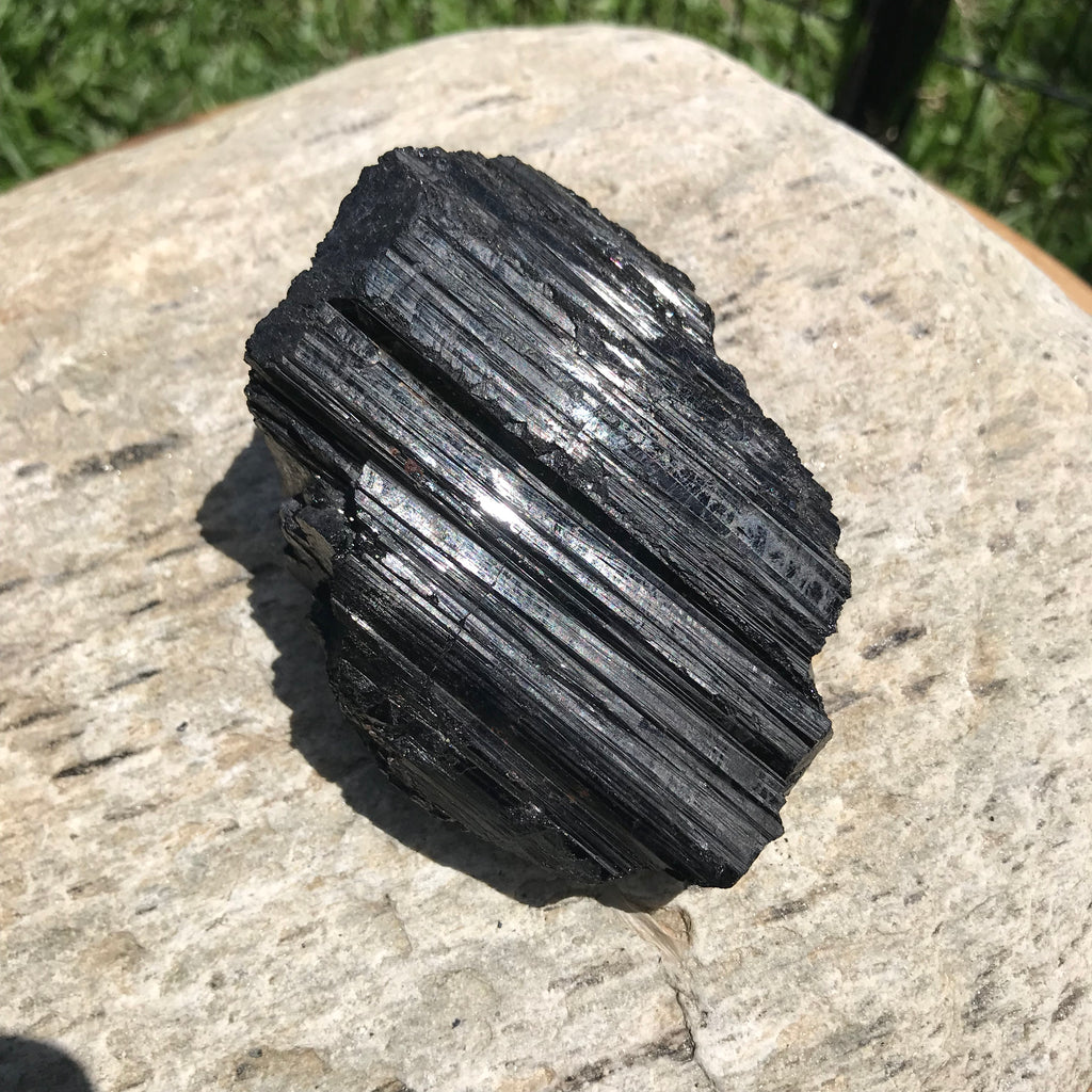 Black striated Tourmaline