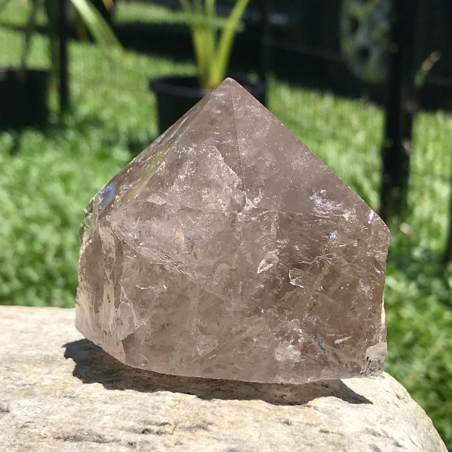 Smoky Quartz polished top generator