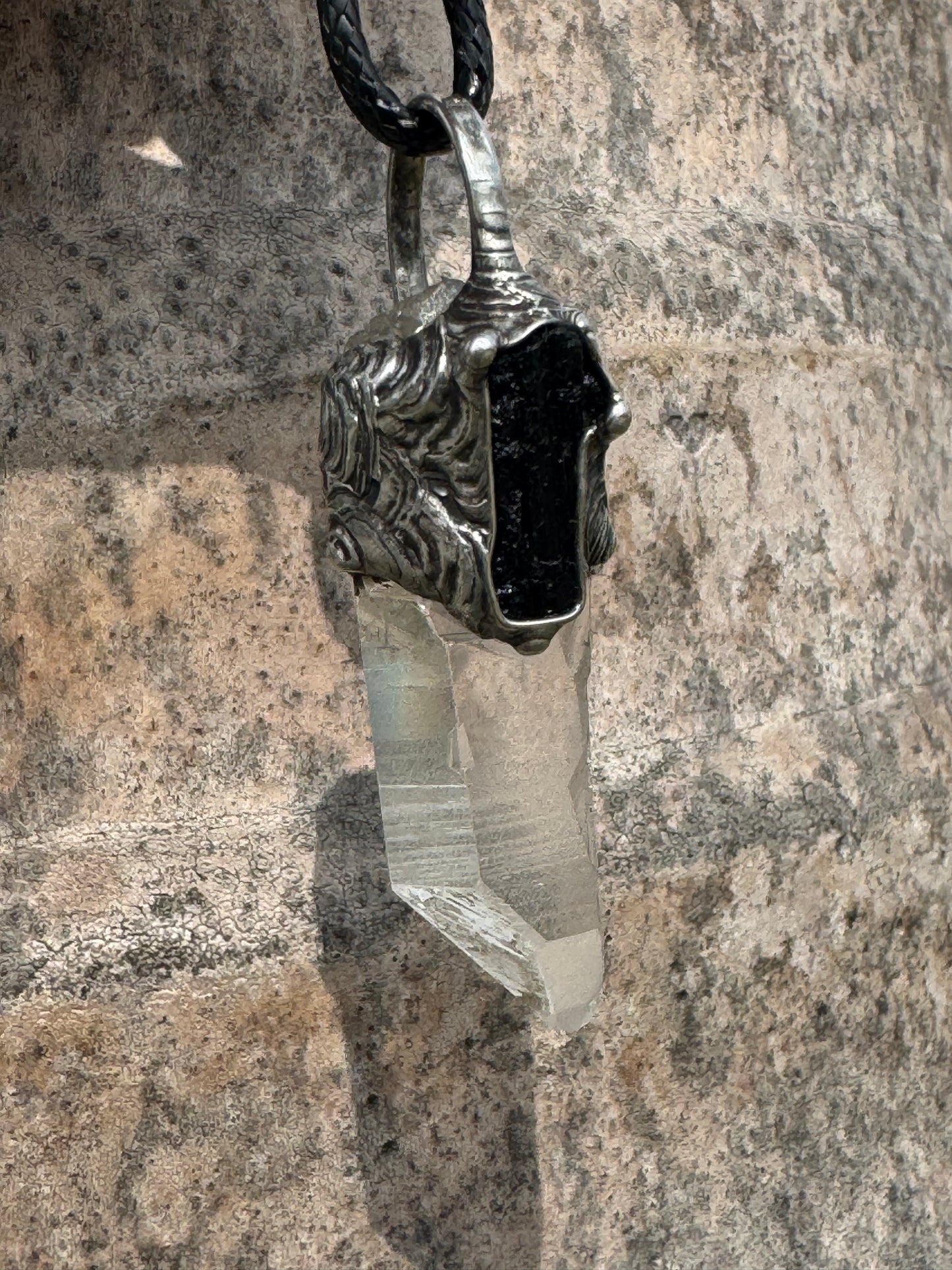 Reserved for Marisa clear quartz and Tourmaline