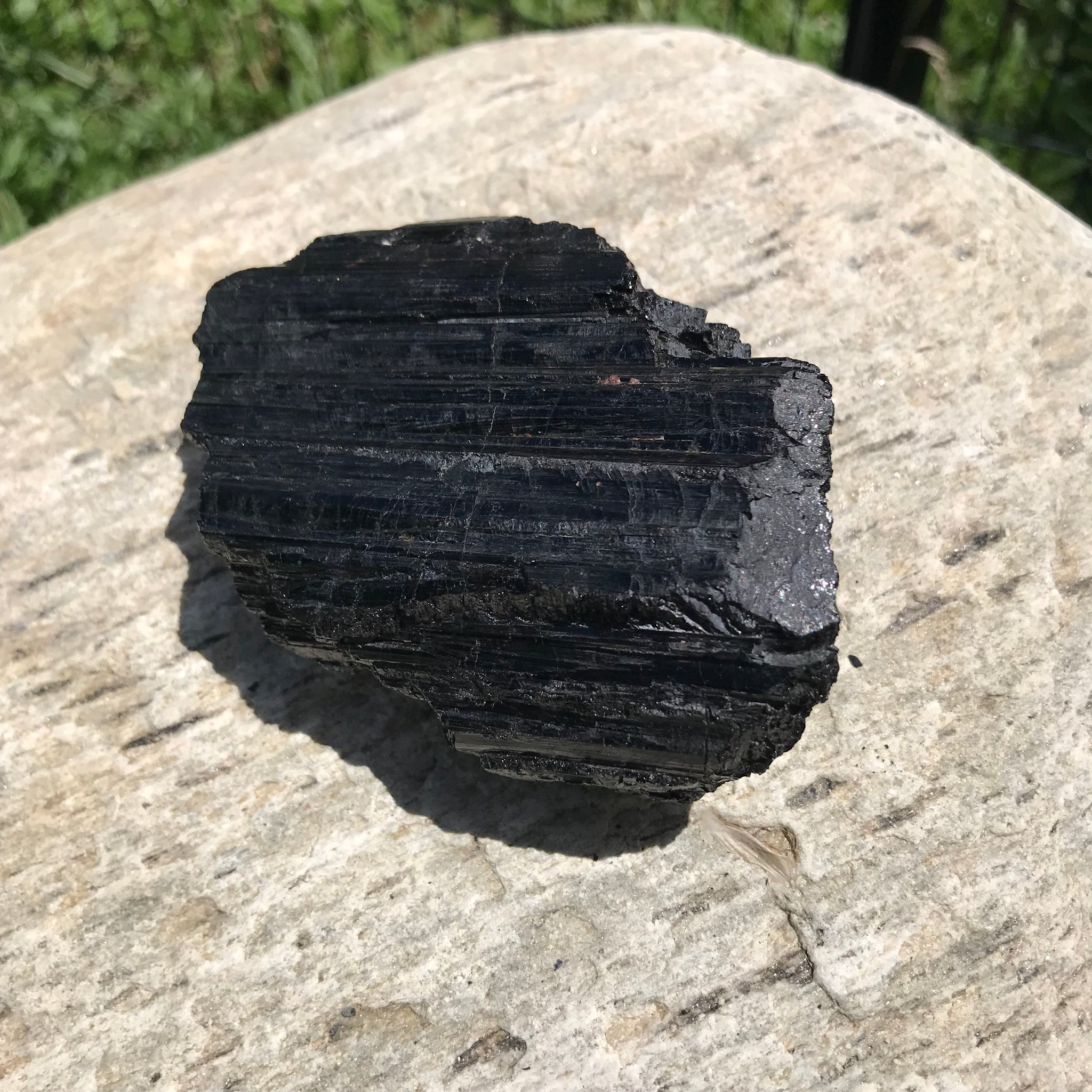 Black striated Tourmaline