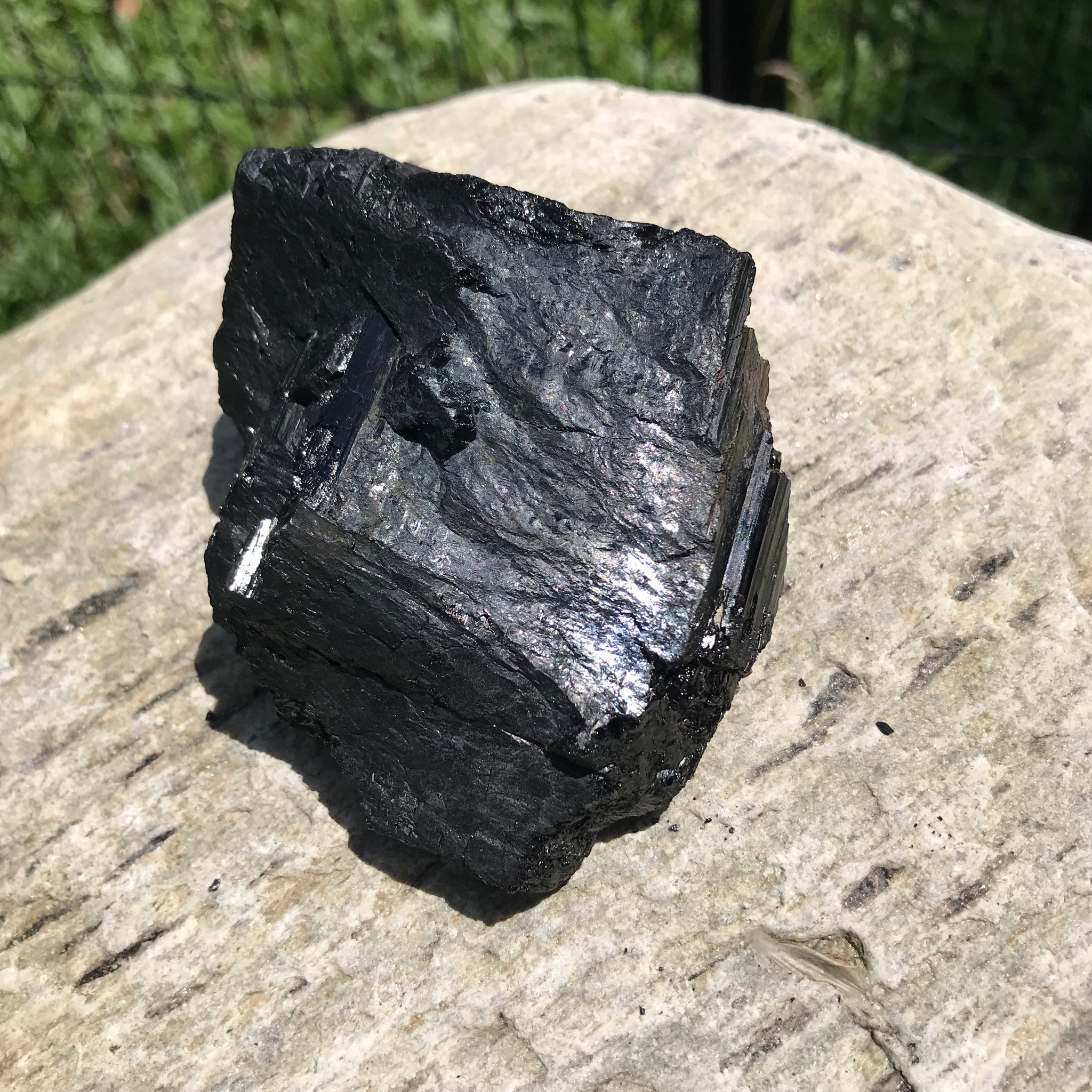 Black striated Tourmaline