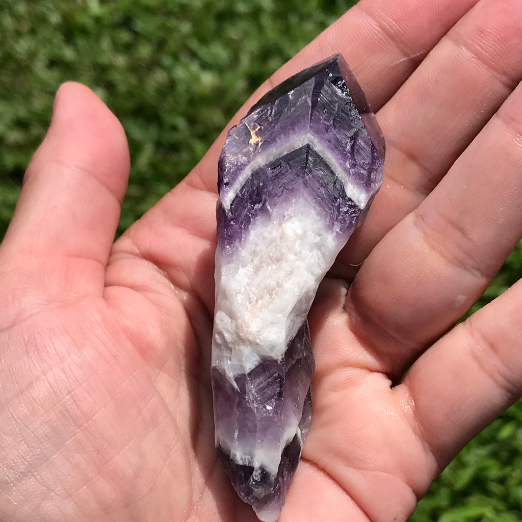 Banded chevron Amethyst Point
