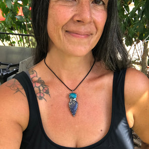 Chrysocolla and Lapis Lazuli throat chakra goddess💚💙