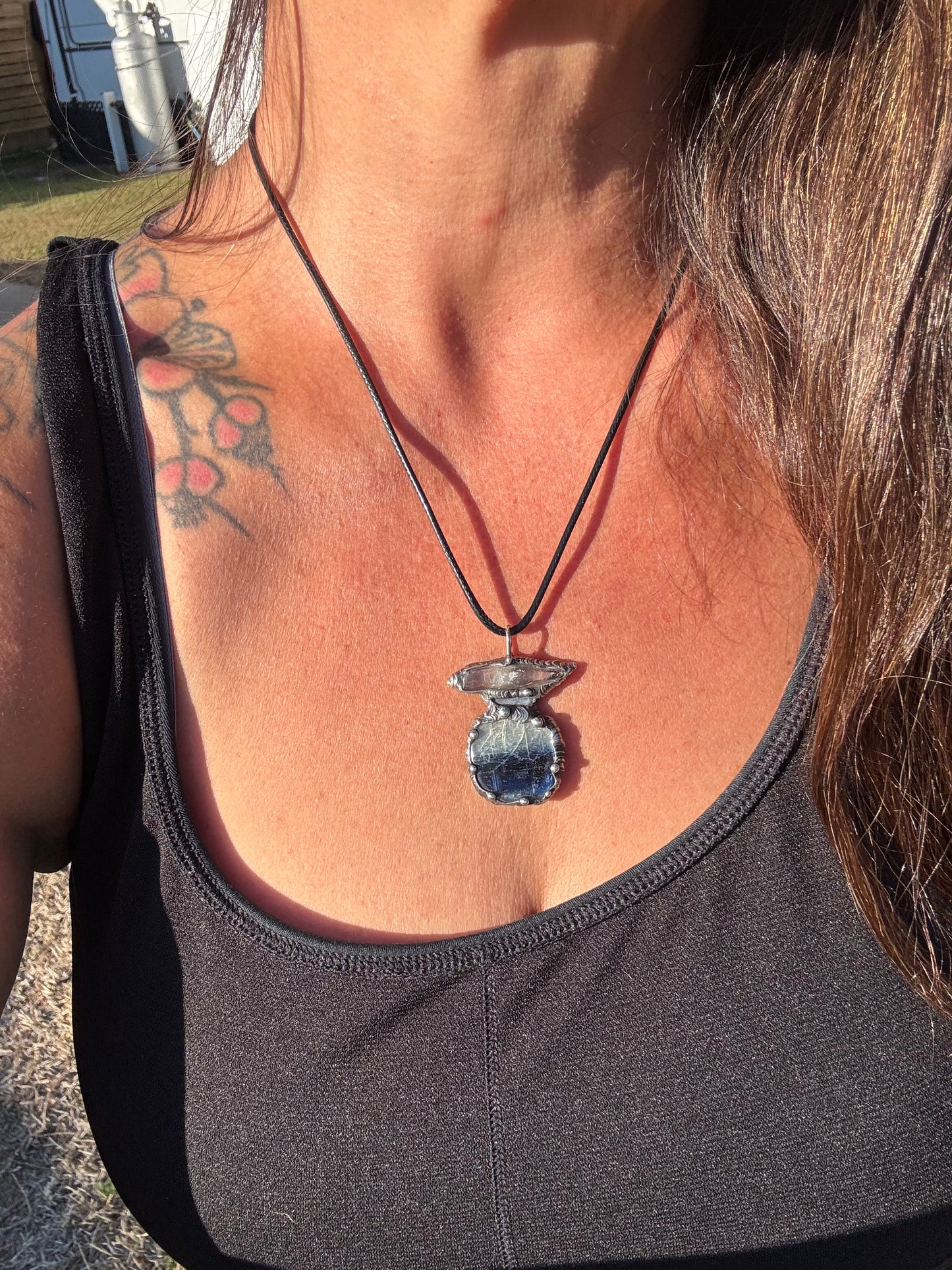 Reserved for Hayley Kyanite, Aqua Aura and clearly Quartz