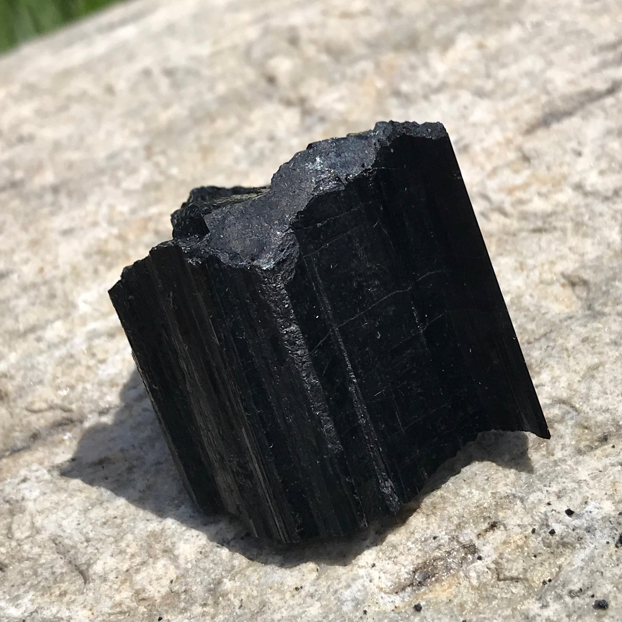 Black striated Tourmaline