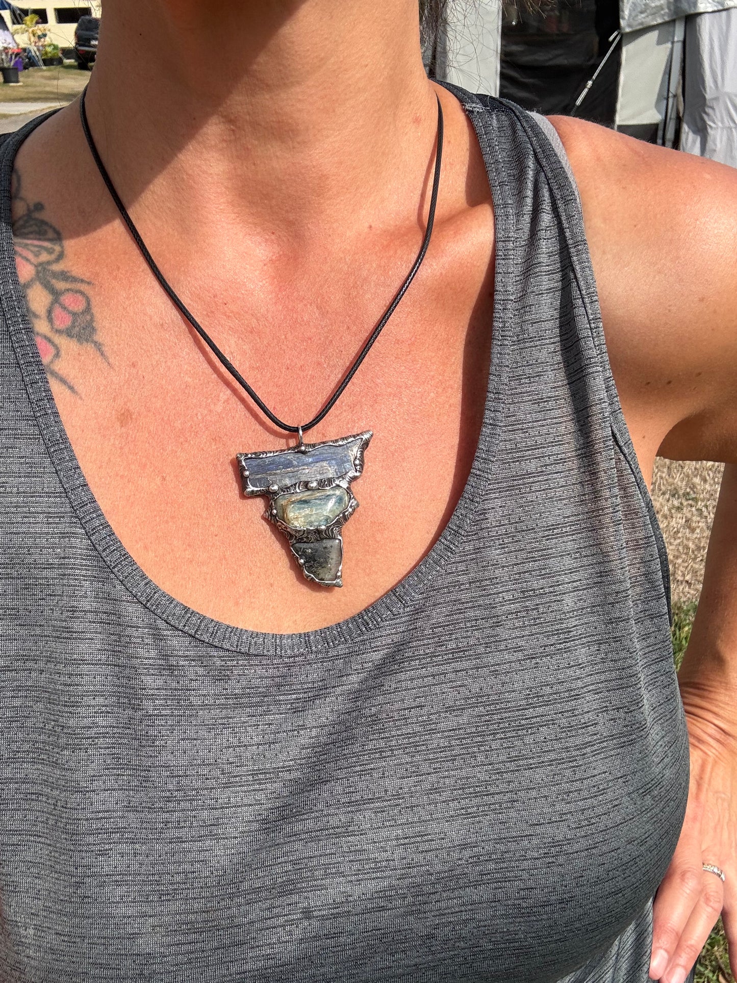 Royal Kyanite and Prehnite