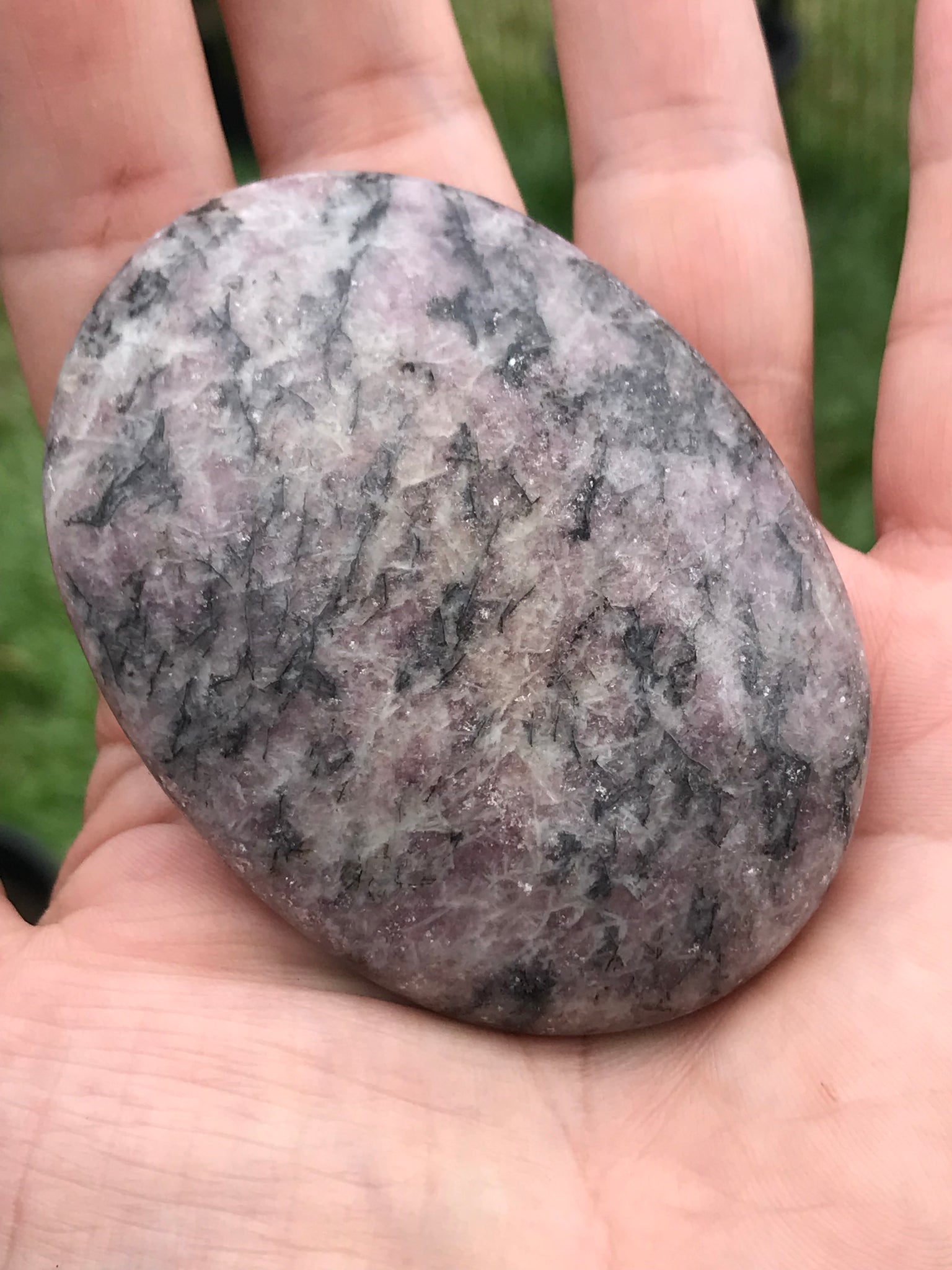 Lepidolite Palmstone
