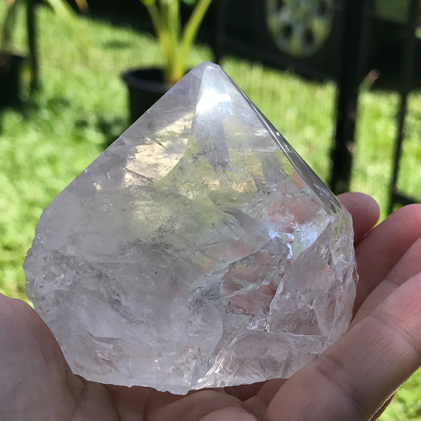 Clear Quartz polished top Generator