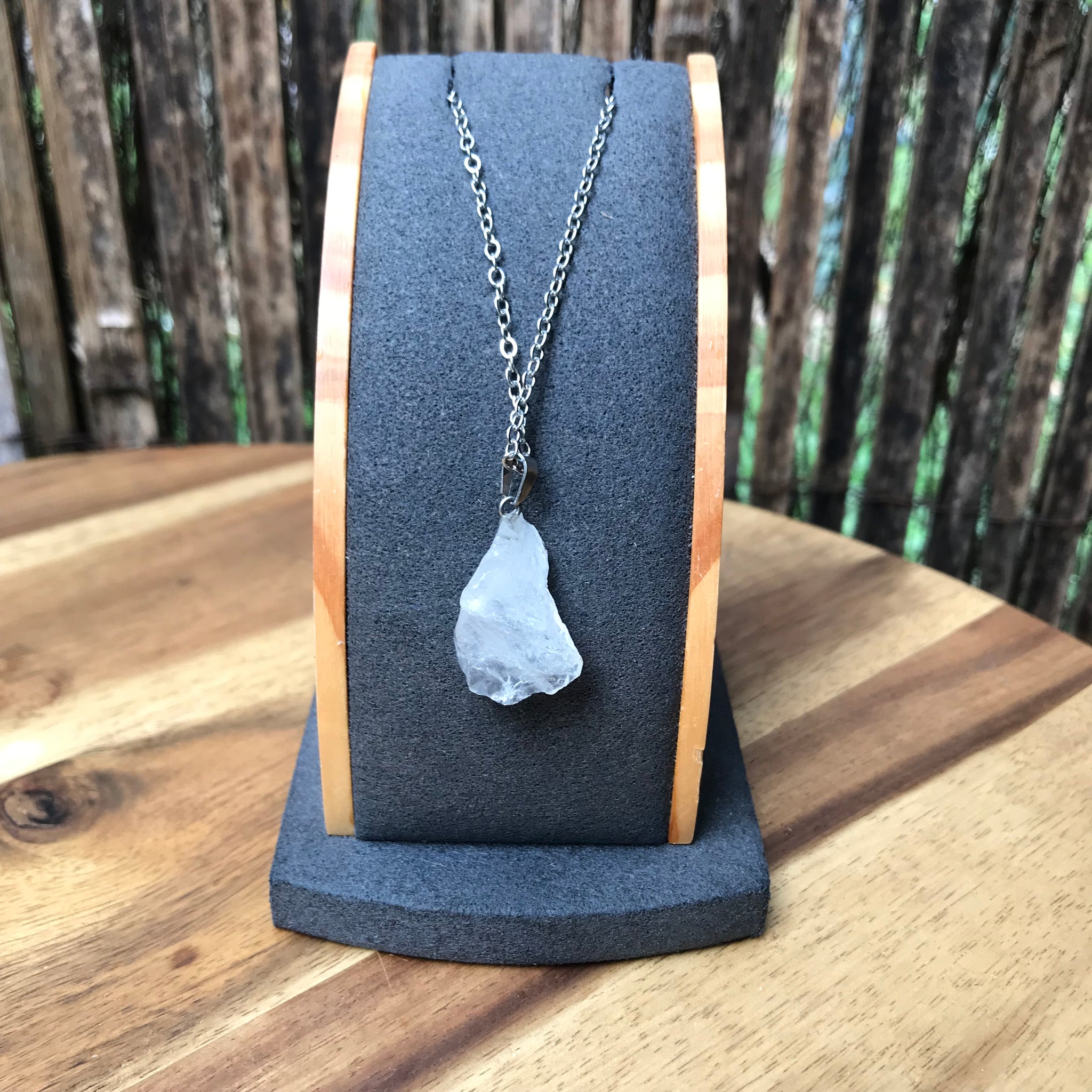 Rough Crystal piece pendant