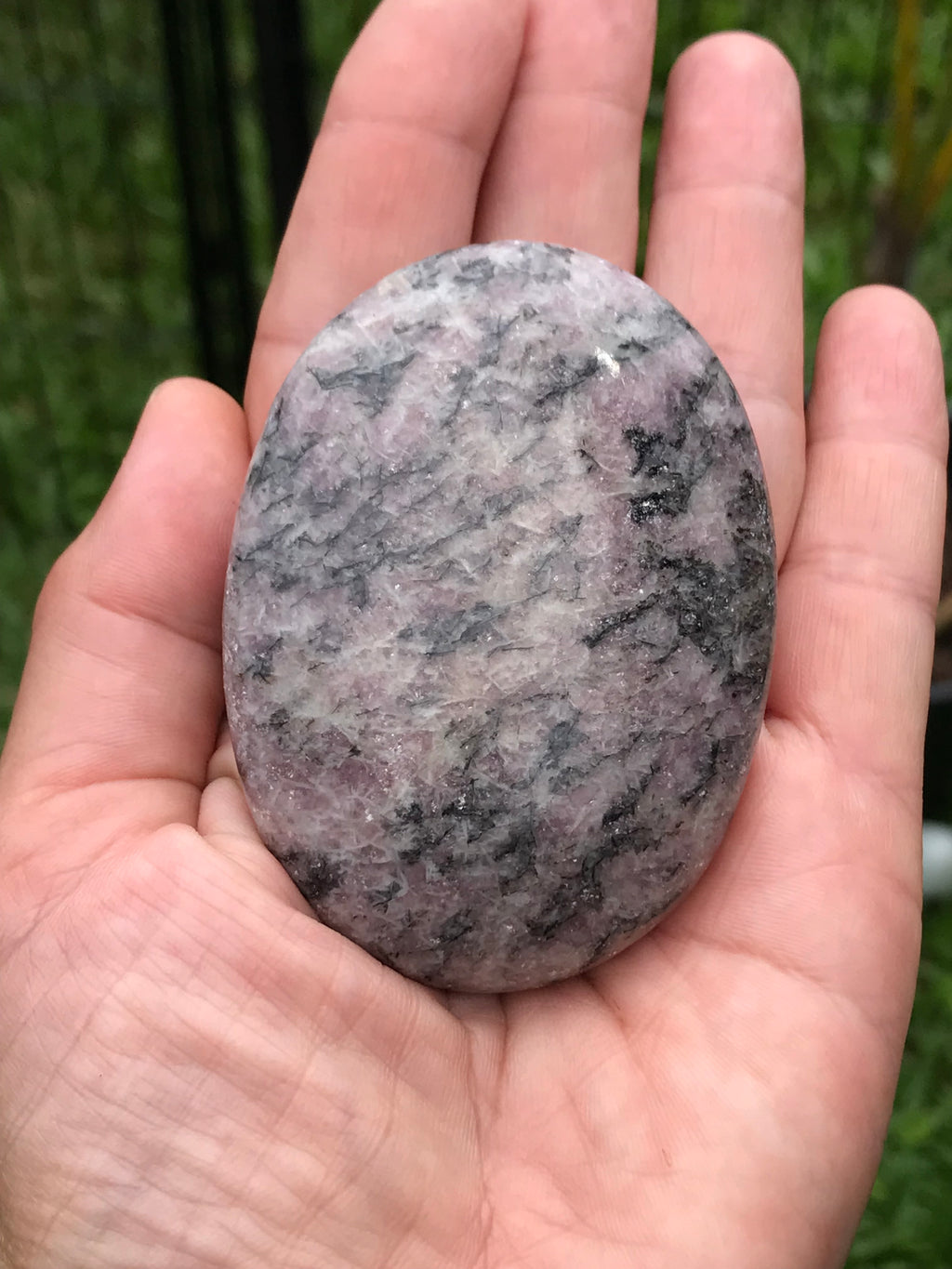 Lepidolite Palmstone