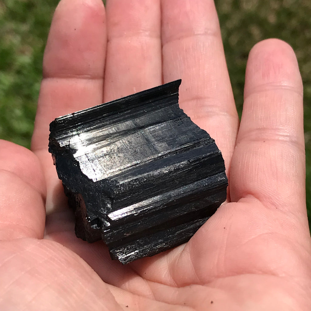Black striated Tourmaline