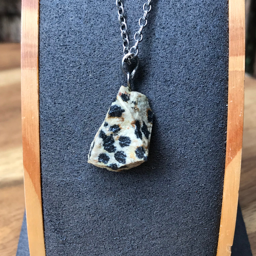 Rough Crystal piece pendant