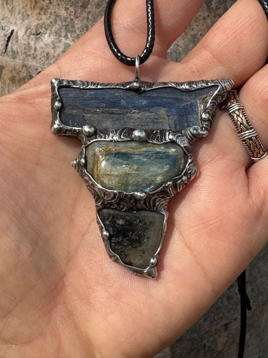 Royal Kyanite and Prehnite