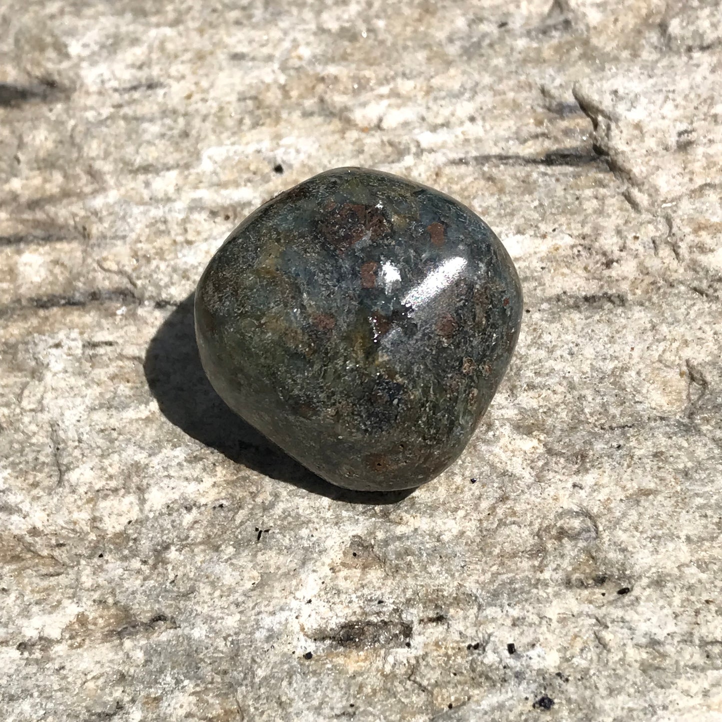 Large Blue polished Kyanite tumblestone