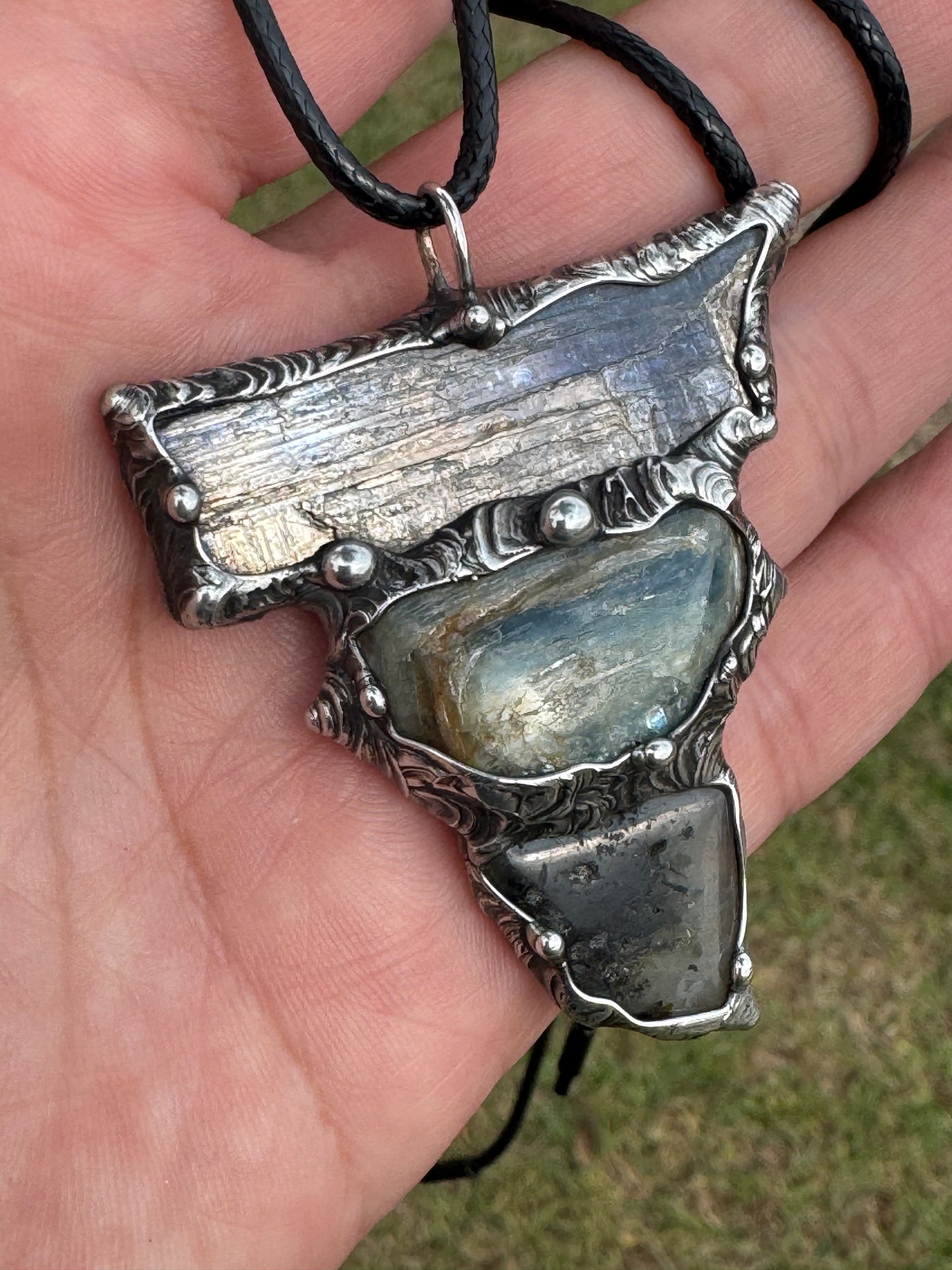 Royal Kyanite and Prehnite