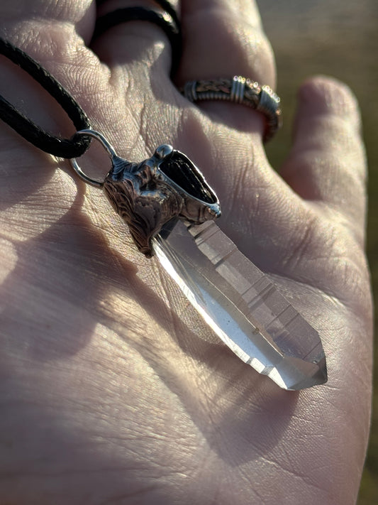 DUALITY - Lemurian Seed & Black Tourmaline