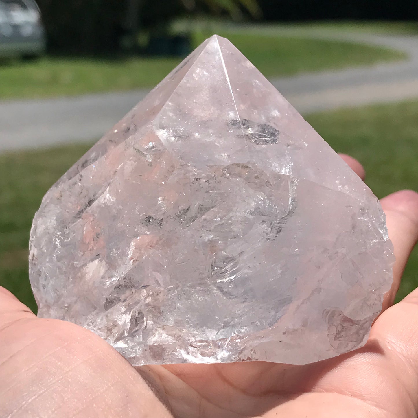 Clear Quartz polished top Generator