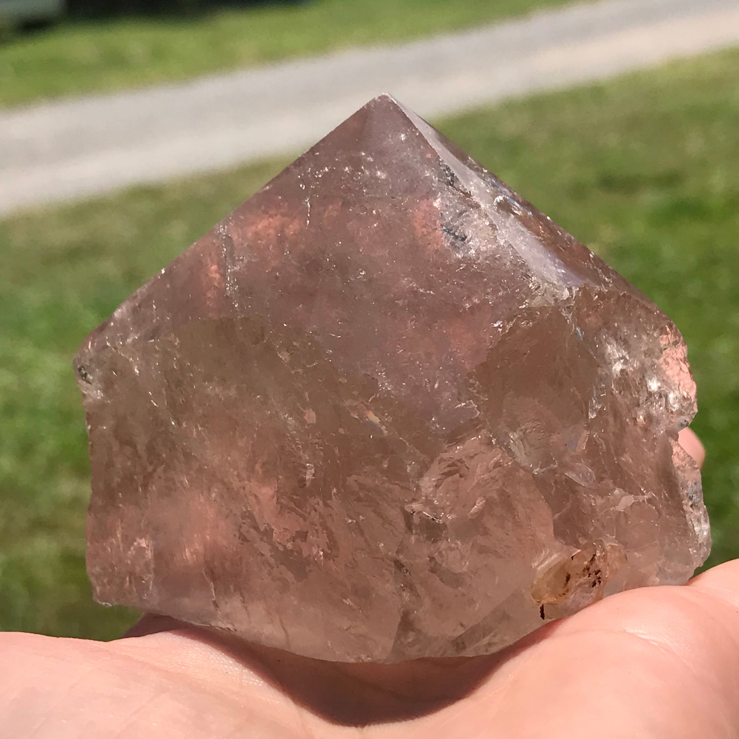 Smoky Quartz polished top generator