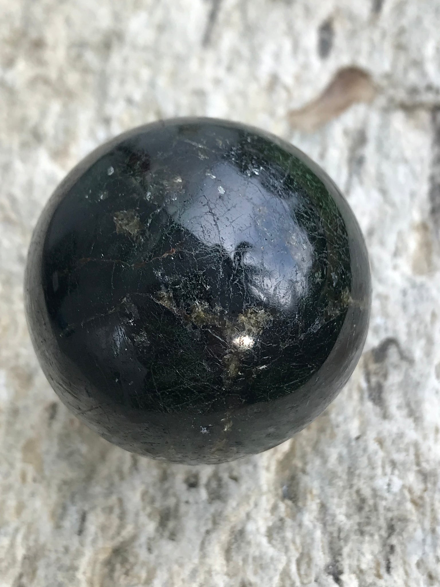 Black Tourmaline sphere