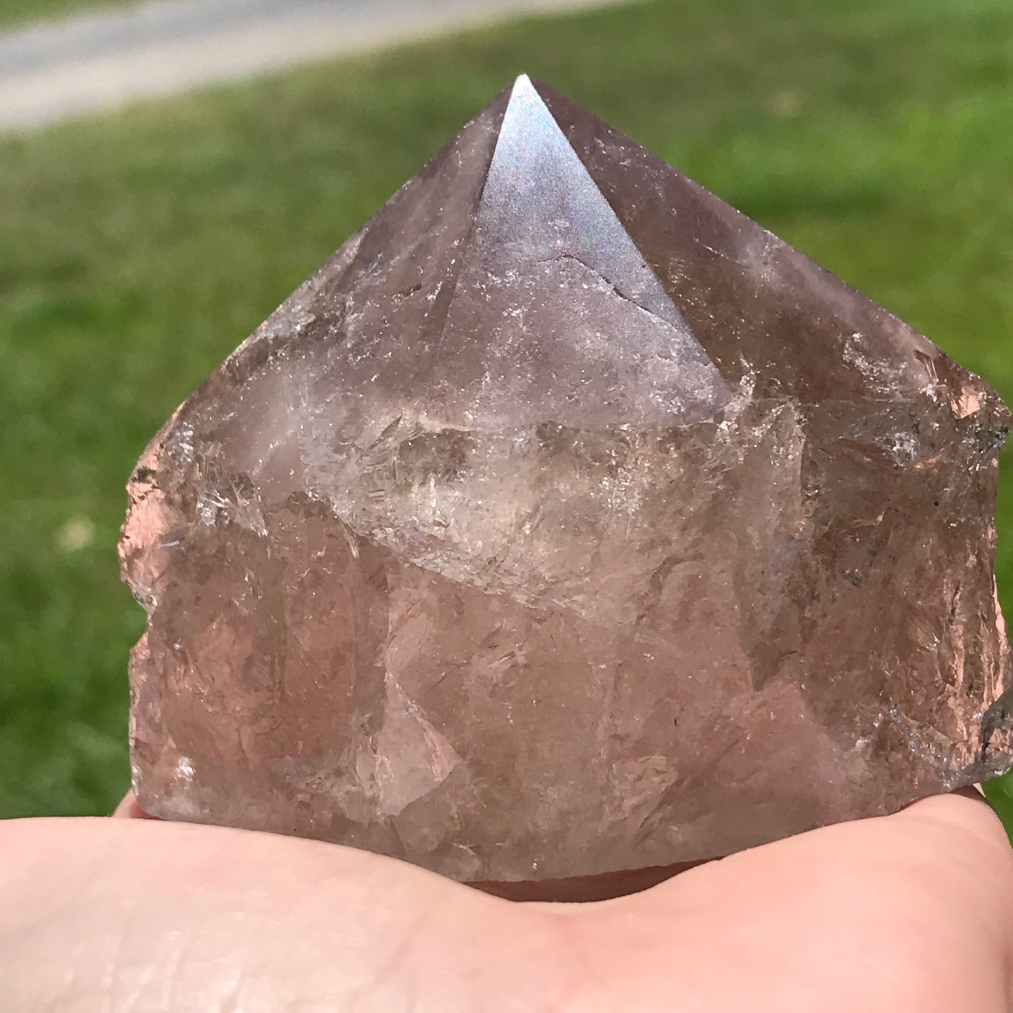 Smoky Quartz polished top generator