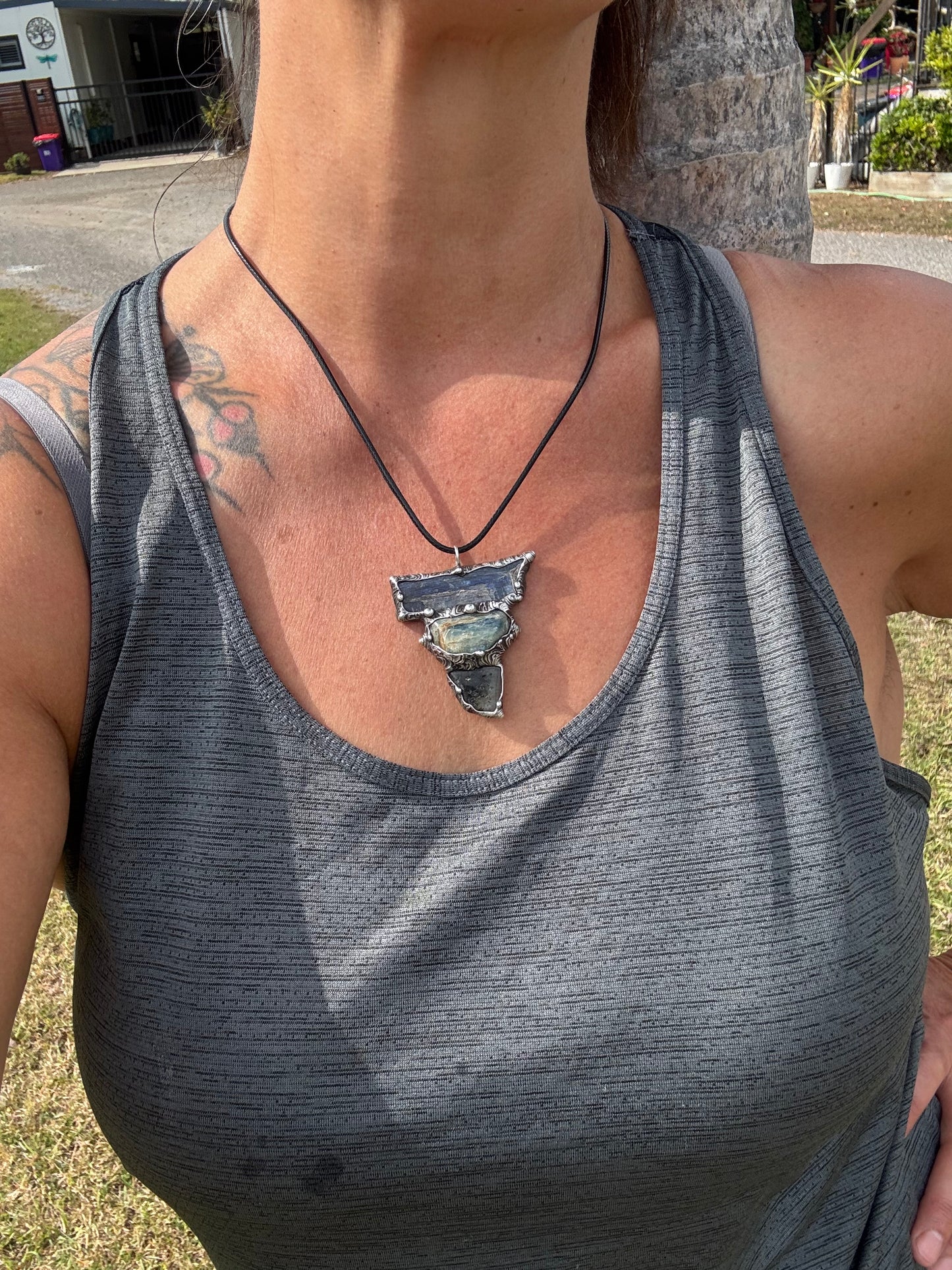 Royal Kyanite and Prehnite