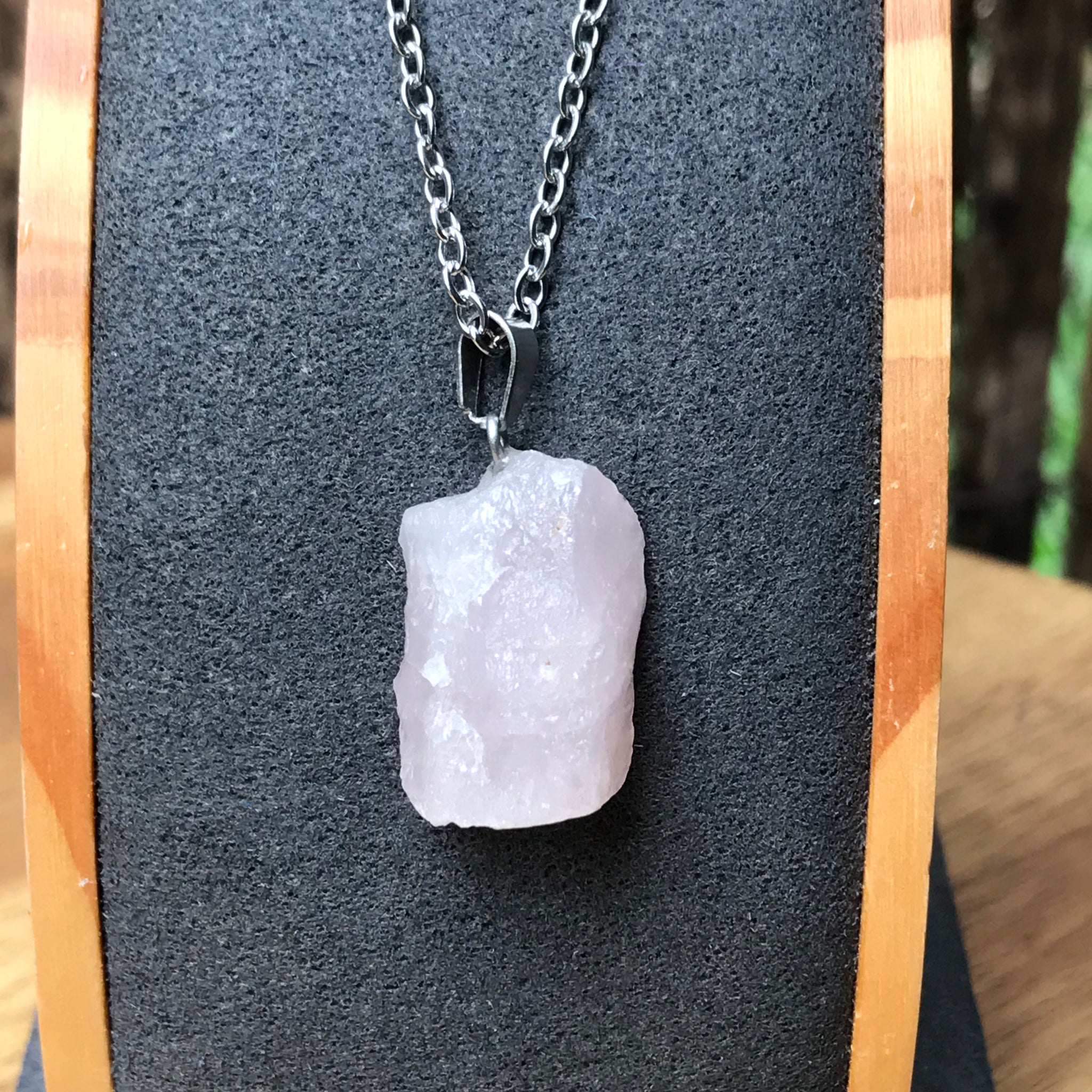 Rough Crystal piece pendant