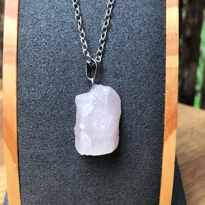 Rough Crystal piece pendant