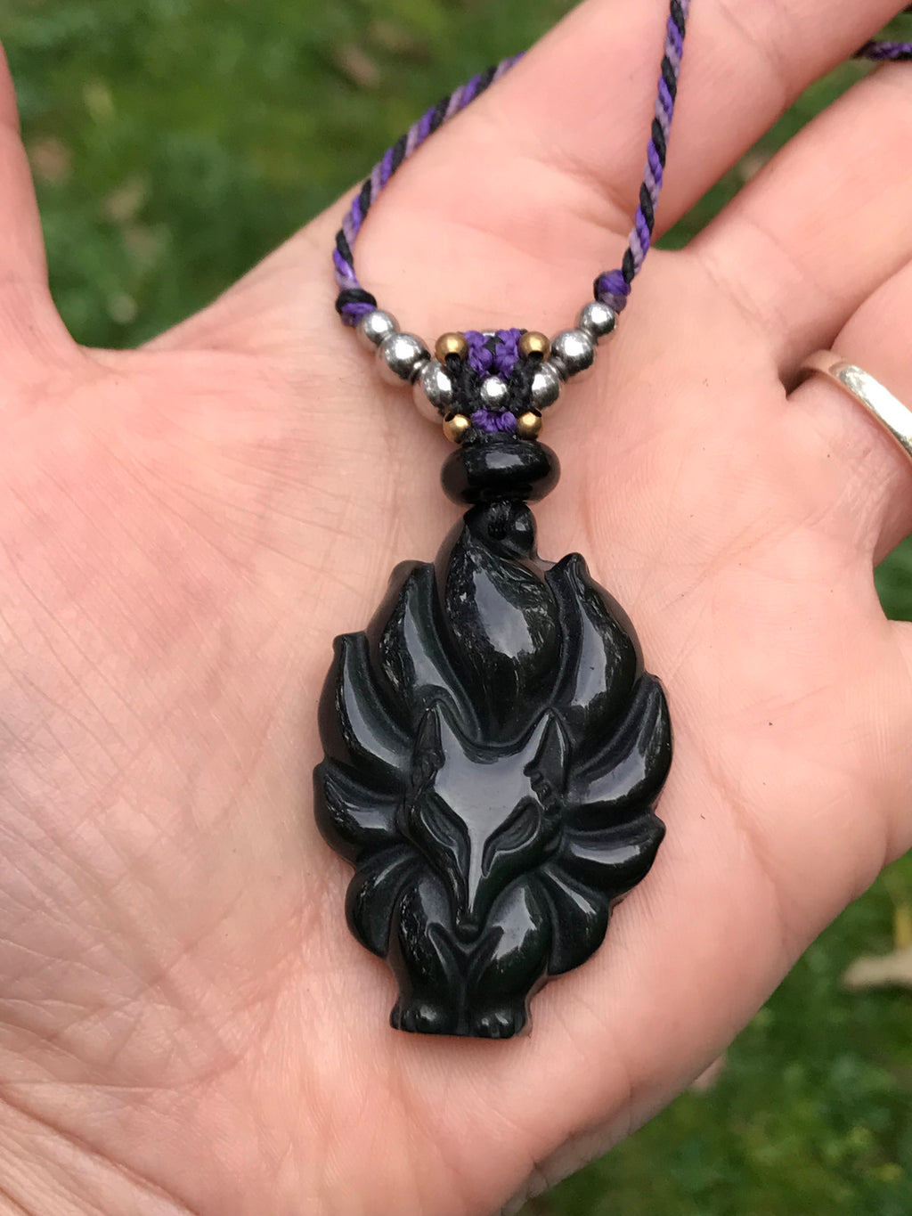 Rainbow Obsidian dragon